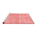 Modern Red Washable Rugs