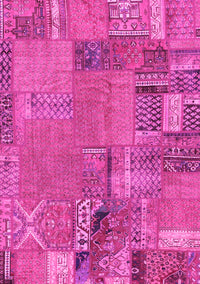 Patchwork Pink Transitional Rug, abs2056pnk