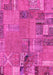 Patchwork Pink Transitional Rug, abs2056pnk