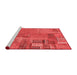 Transitional Red Washable Rugs