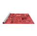 Transitional Red Washable Rugs