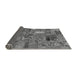 Sideview of Patchwork Gray Transitional Rug, abs2057gry