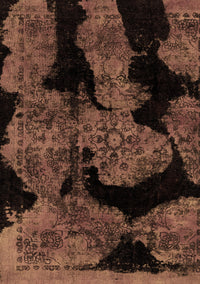 Abstract Brown Modern Rug, abs2058brn