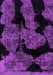 Machine Washable Abstract Purple Modern Area Rugs, wshabs2058pur