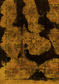 Abstract Yellow Modern Rug, abs2058yw