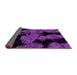 Sideview of Abstract Purple Modern Rug, abs2058pur