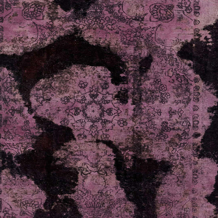 Machine Washable Abstract Raspberry Purple Rug, wshabs2058