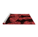 Modern Red Washable Rugs