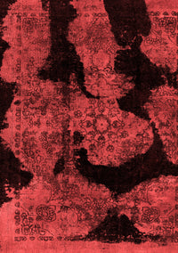 Abstract Red Modern Rug, abs2058red