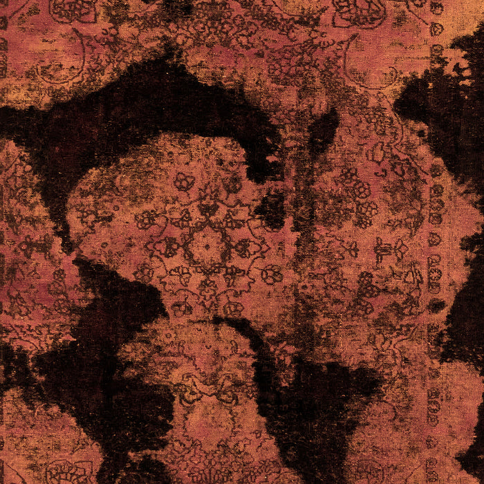 Abstract Orange Modern Rug, abs2058org