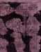 Abstract Raspberry Purple Modern Rug, abs2058