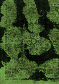 Abstract Green Modern Rug, abs2058grn