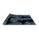 Sideview of Abstract Light Blue Modern Rug, abs2058lblu