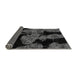 Sideview of Abstract Gray Modern Rug, abs2058gry