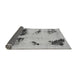 Sideview of Abstract Gray Modern Rug, abs2059gry