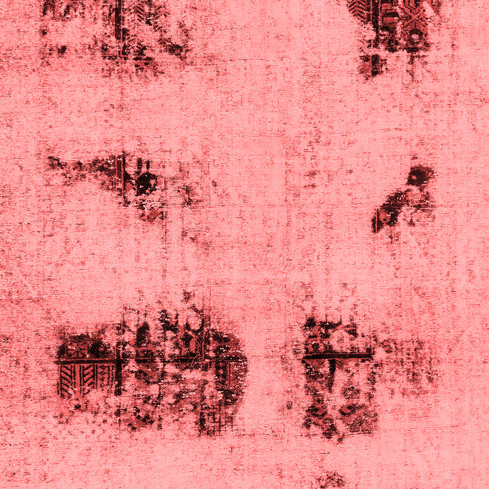 Machine Washable Abstract Red Modern Rug, wshabs2059red