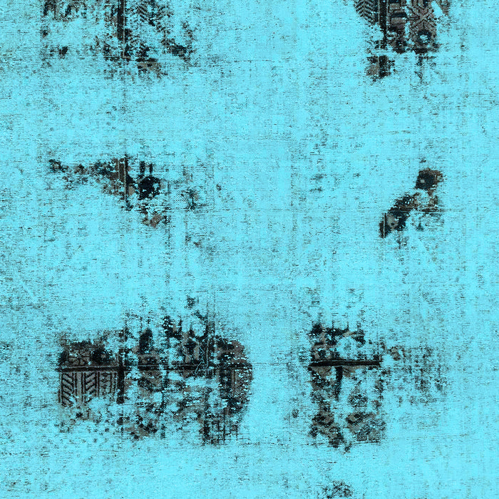 Abstract Light Blue Modern Rug, abs2059lblu