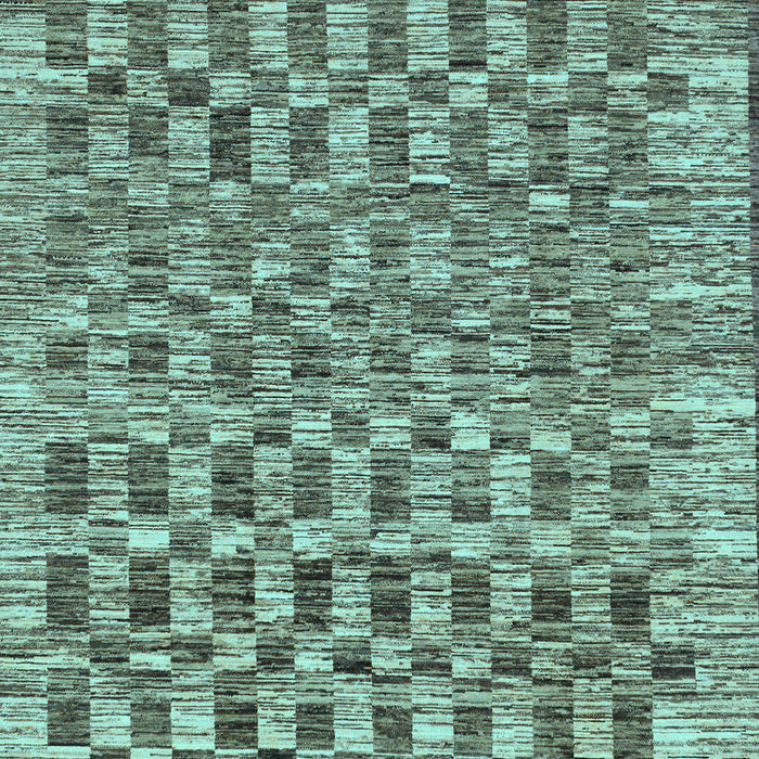 Checkered Light Blue Modern Rug, abs205lblu