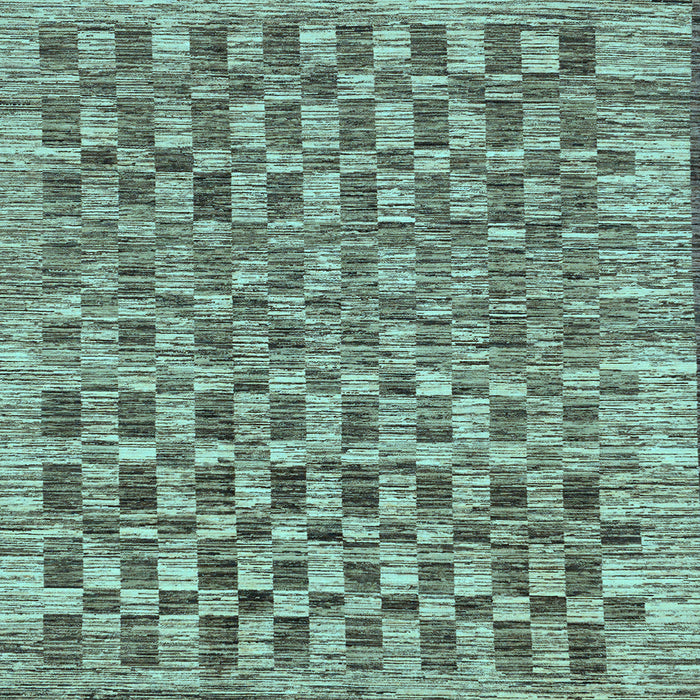 Square Checkered Light Blue Modern Rug, abs205lblu