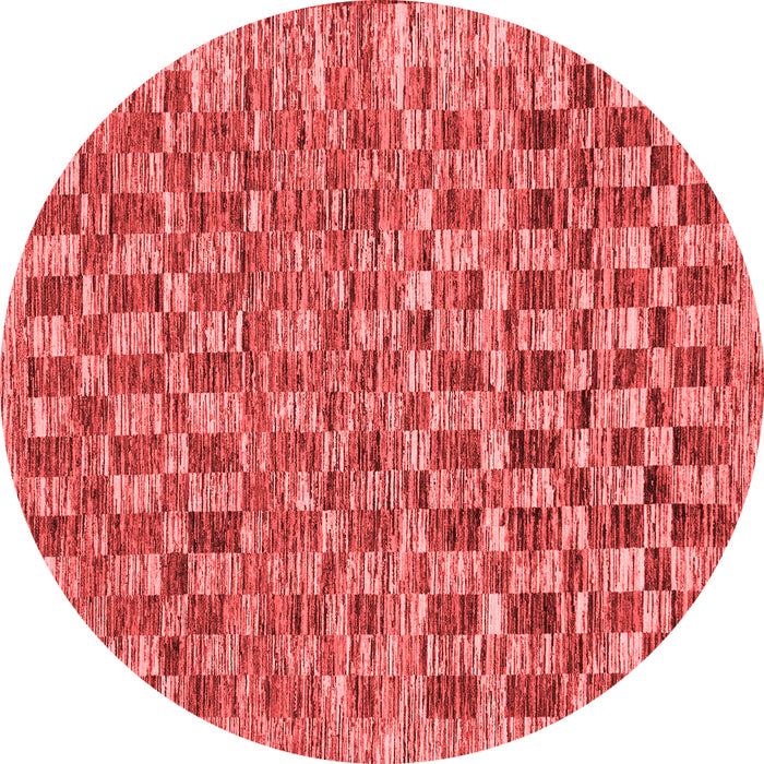 Checkered Red Modern Rug, abs205red
