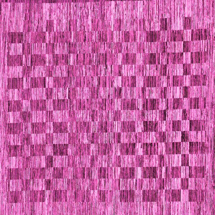 Square Checkered Pink Modern Rug, abs205pnk