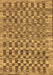 Checkered Brown Modern Rug, abs205brn