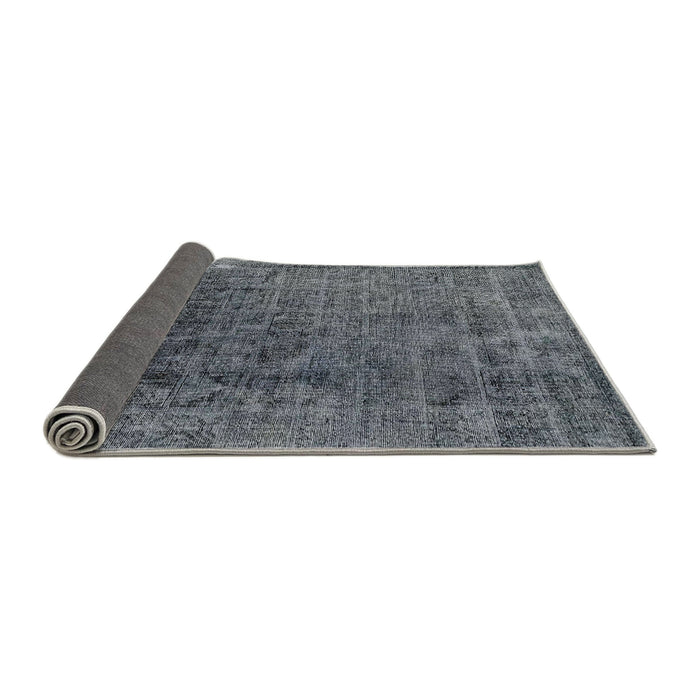 Sideview of Abstract Dark Gray Modern Rug, abs2060