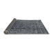 Sideview of Abstract Dark Gray Modern Rug, abs2060