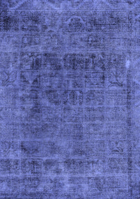 Abstract Blue Modern Rug, abs2060blu