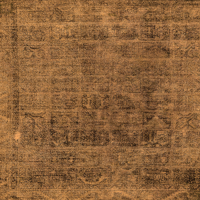 Square Abstract Orange Modern Rug, abs2060org