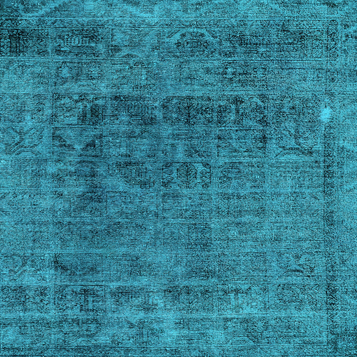 Square Abstract Light Blue Modern Rug, abs2060lblu