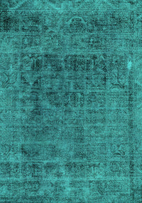 Abstract Turquoise Modern Rug, abs2060turq