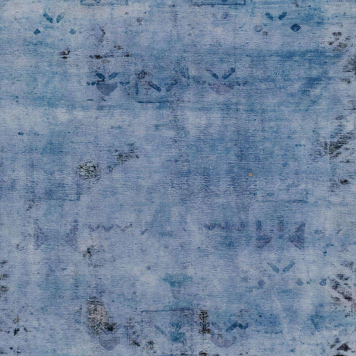 Machine Washable Abstract Steel Blue Rug, wshabs2061