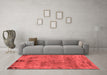 Bohemian Red Washable Rugs