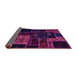 Sideview of Patchwork Pink Transitional Rug, abs2062pnk