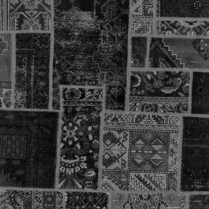 Patchwork Gray Transitional Rug, abs2062gry