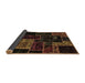 Sideview of Patchwork Brown Transitional Rug, abs2062brn