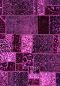 Patchwork Pink Transitional Rug, abs2063pnk