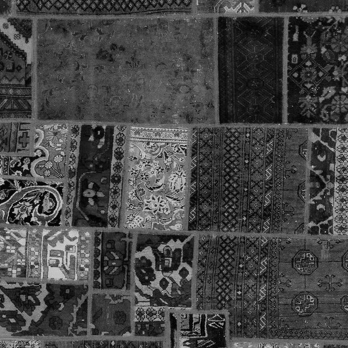 Patchwork Gray Transitional Rug, abs2063gry