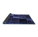 Sideview of Patchwork Blue Transitional Rug, abs2063blu