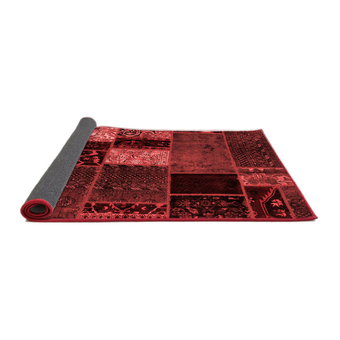 Patchwork Red Transitional Area Rugs