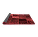 Patchwork Red Transitional Area Rugs