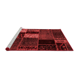 Transitional Red Washable Rugs