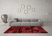 Transitional Red Washable Rugs