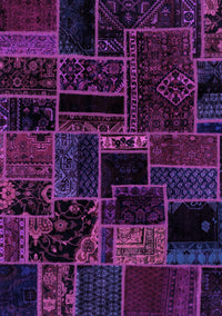 Patchwork Purple Transitional Rug, abs2064pur