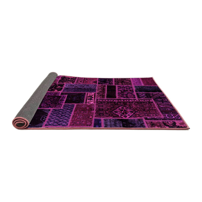 Sideview of Patchwork Pink Transitional Rug, abs2064pnk