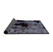 Sideview of Abstract Black Modern Rug, abs2065