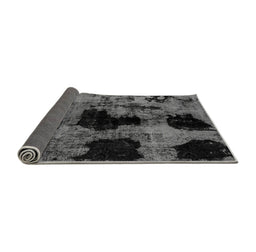 Sideview of Abstract Gray Modern Rug, abs2065gry