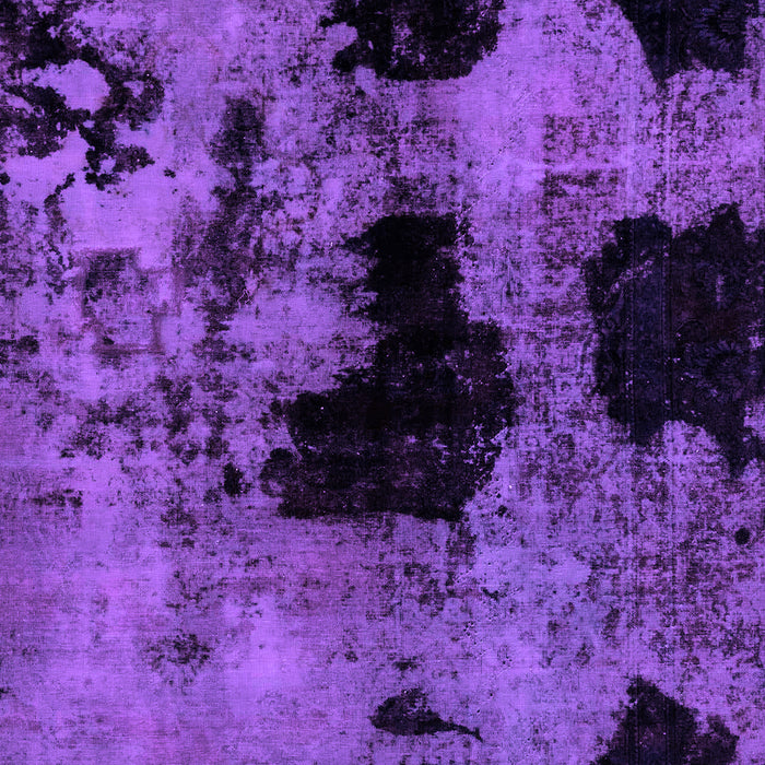 Machine Washable Abstract Purple Modern Area Rugs, wshabs2065pur