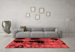 Modern Red Washable Rugs